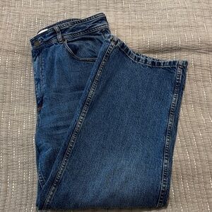 Sezane Le Crop denim